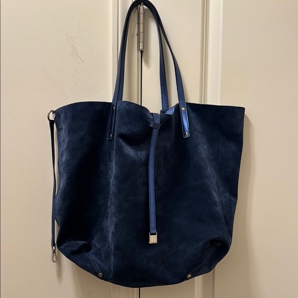 Tiffany & Co. Handbags - Tiffany & Co Suede Leather Reversible Tote Bag